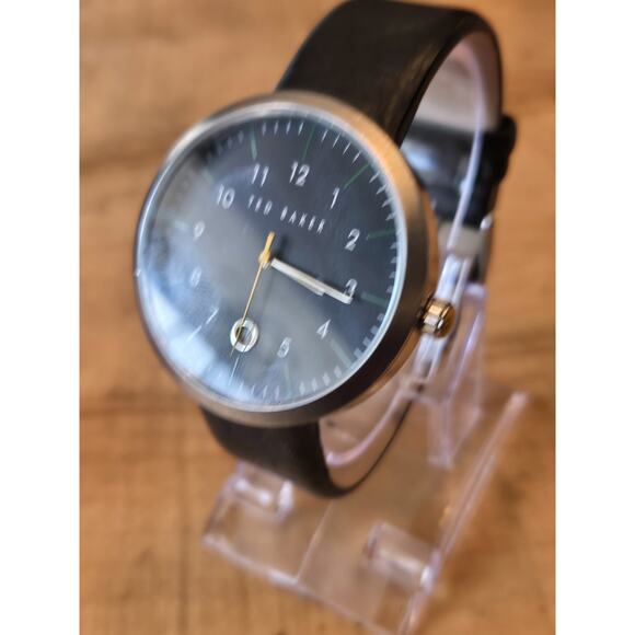 Ted Baker Gents Japanese Quartz Black Dial Leather Strap Men's Watch TE1092 - Picture 6 of 12